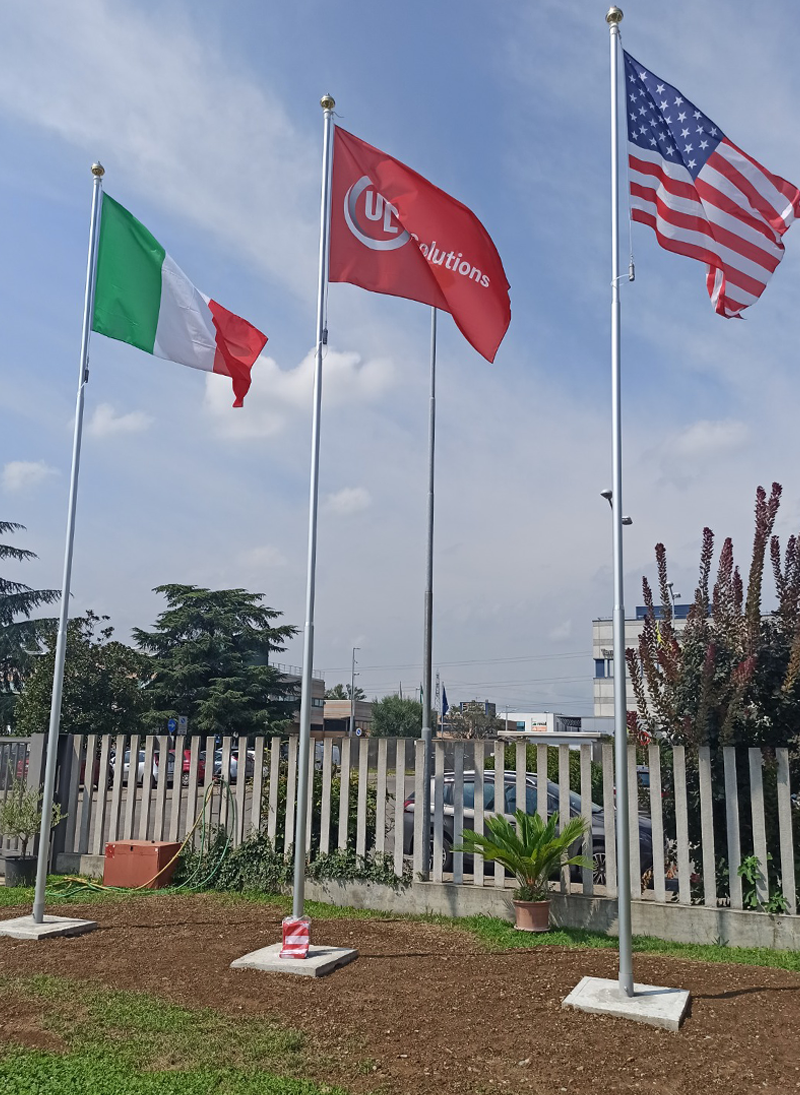 Pennoni per bandiere a fune interna