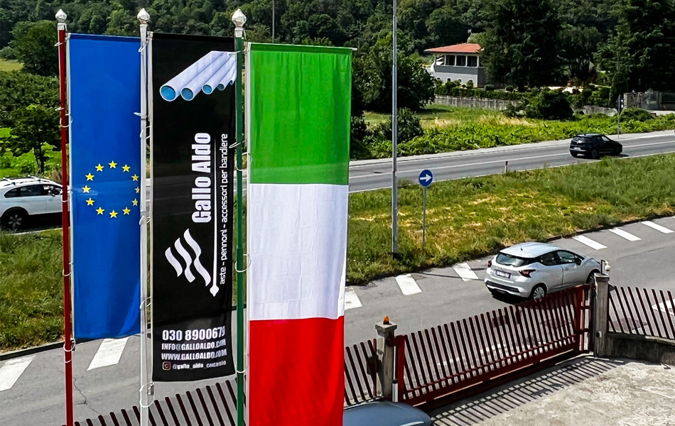 Pennoni per bandiere verticali